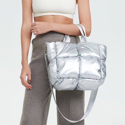 Gepolsterte Puffer-Handtasche