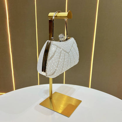 Perlartige Perlen Abends Clutch
