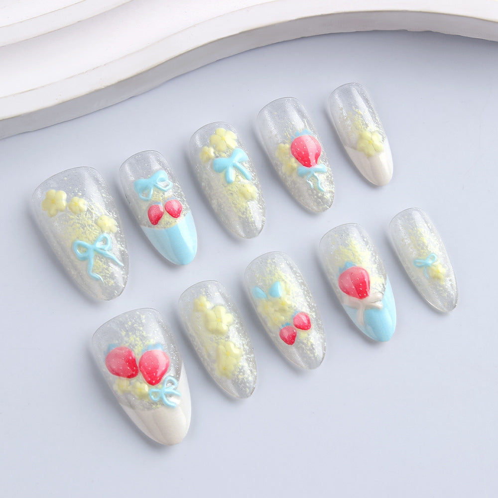 Dekoratives 3D Nagelkunst-Set Brehn