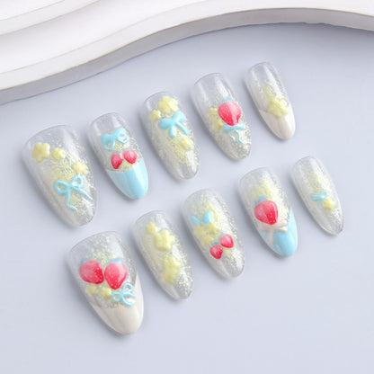 Dekoratives 3D Nagelkunst-Set Brehn