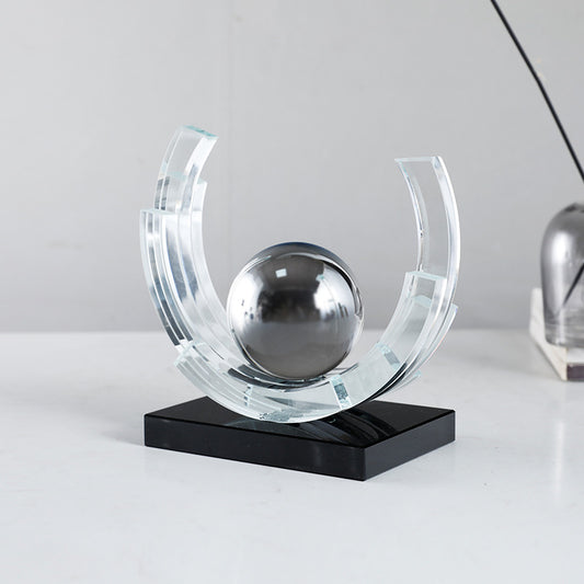 Moderne geometrische abstrakte Skulptur