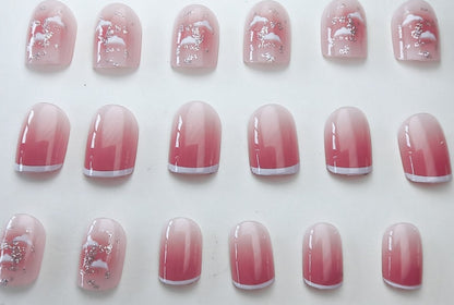 Kunstvolle Nagelkunst mit Niedlichen Hasenmuster Brehn