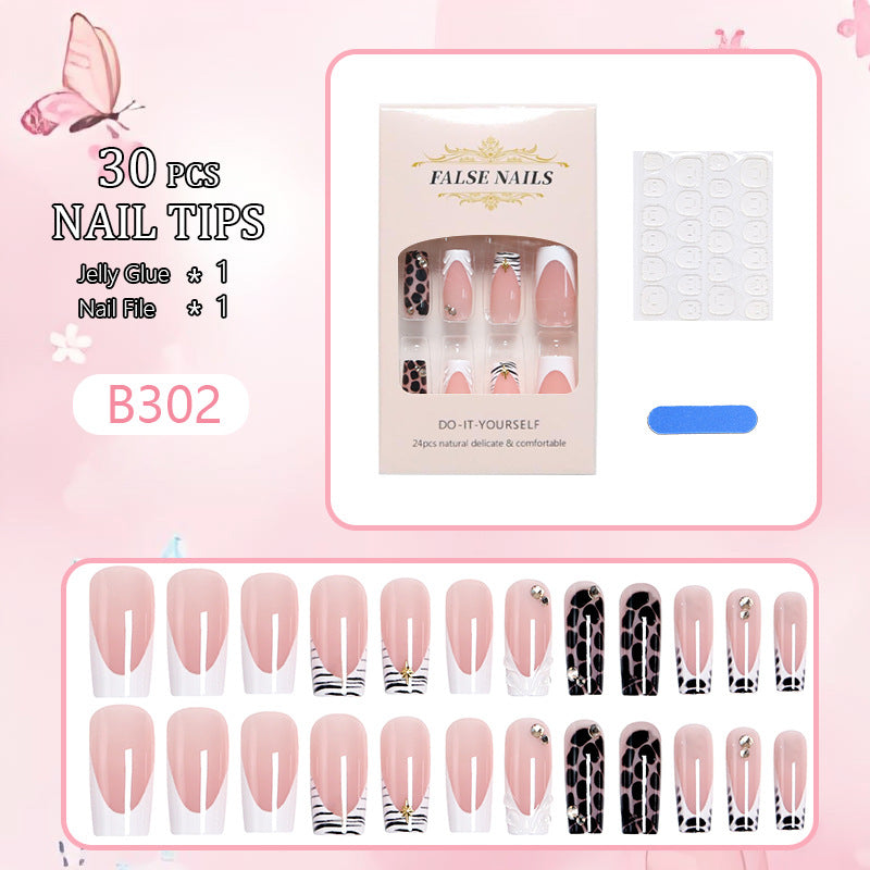 DIY Kunstnägel-Set mit verschiedenen Designs Brehn