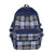 Multi-Compartment Plaid Rucksack