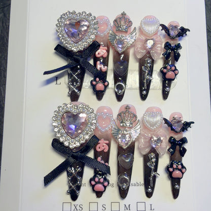 Dekoratives Strass-Haaraccessoire-Set