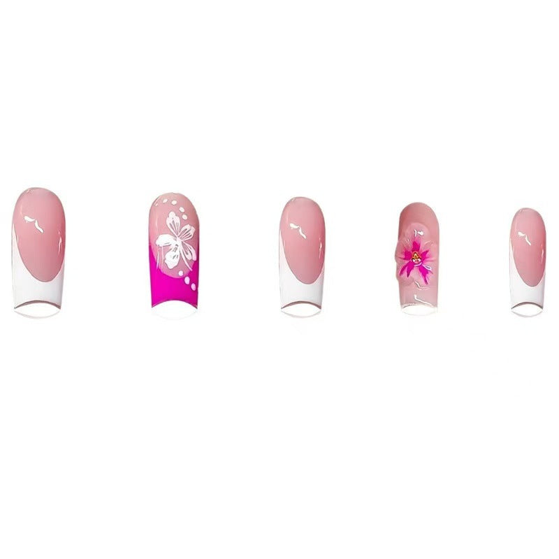 Floral Art Acryl Nagelerweiterungen Brehn