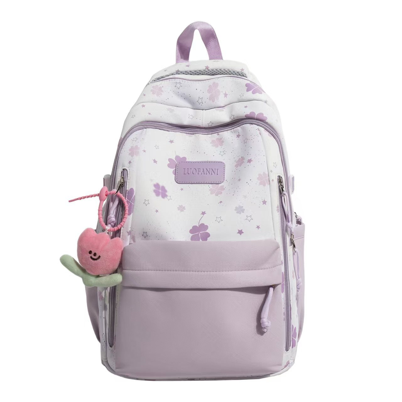 Vielseitiger floralbedruckter Rucksack Brehn
