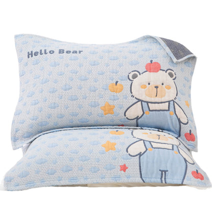 Damen Kissenbezug mit winterlichem Pinguin-Motiv Brehn