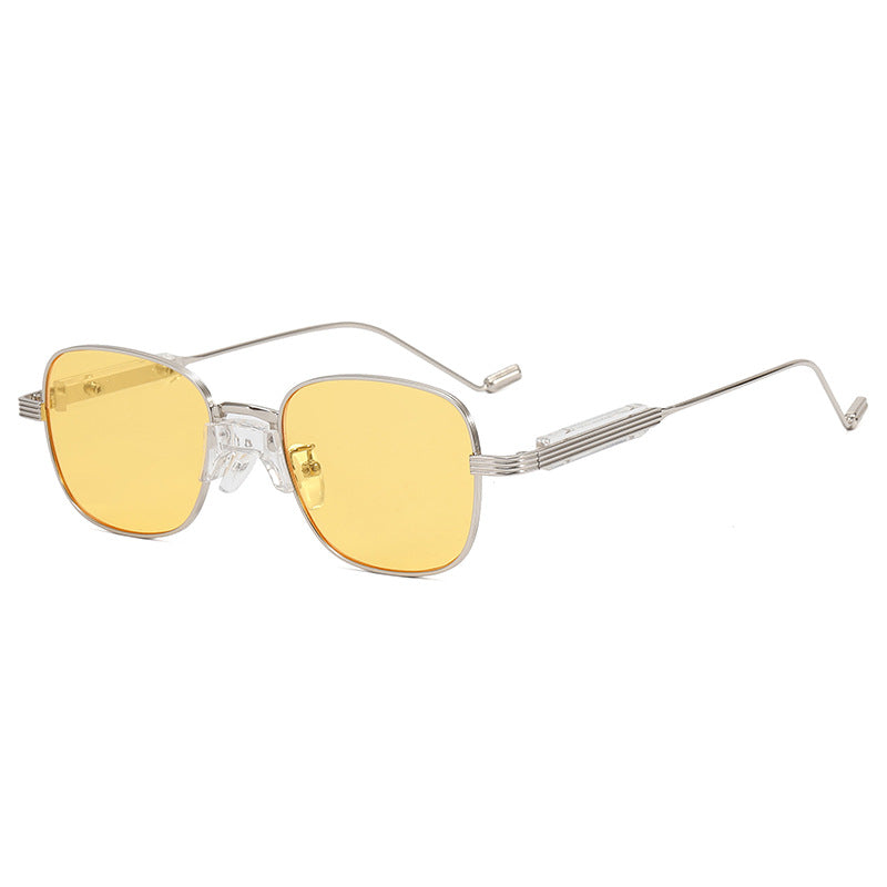 Modische Retro-Sonnenbrille mit Eckigem Rahmen Brehn