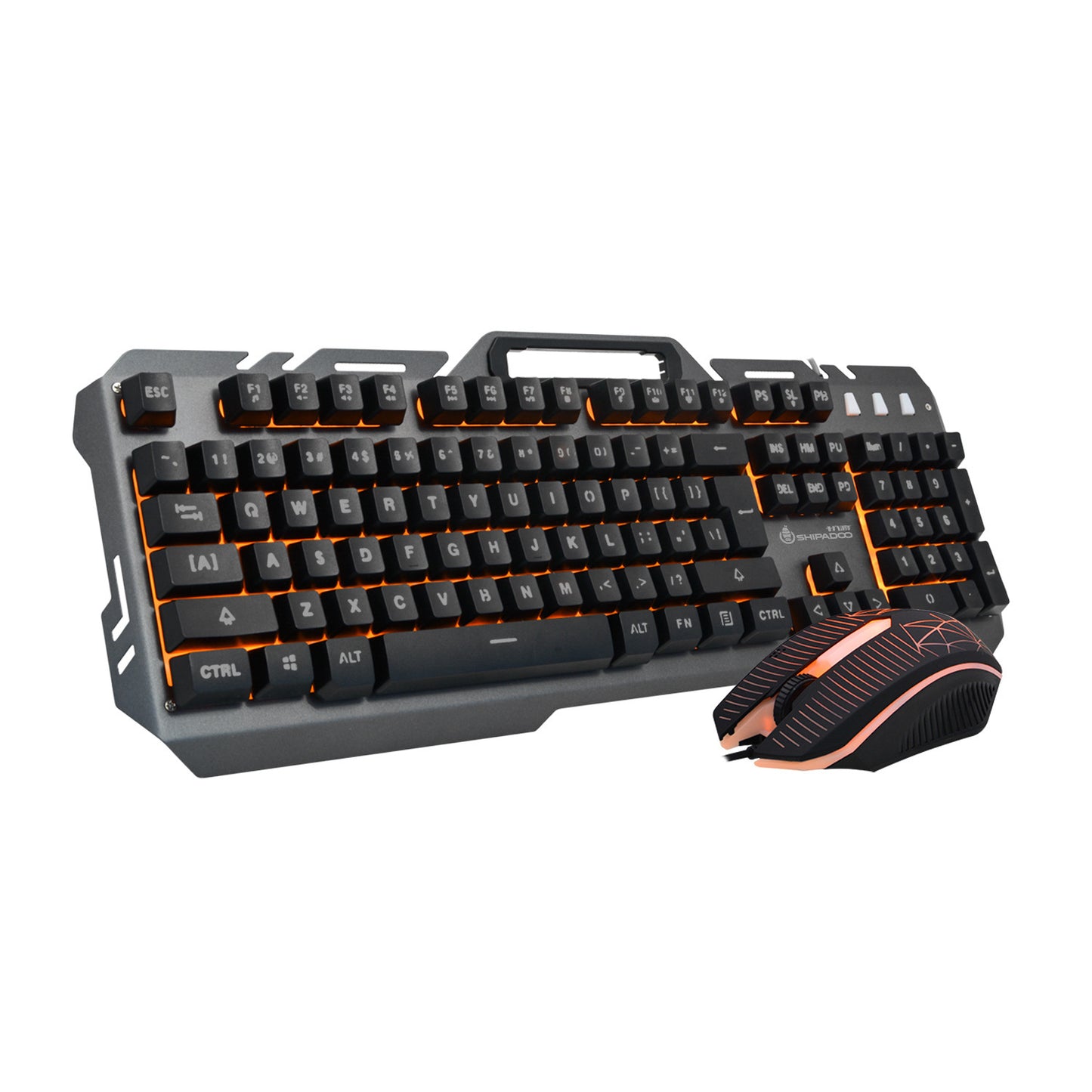 Gaming-Tastatur und Maus Set mit Hochpräzisen Mechanischen Tasten Brehn