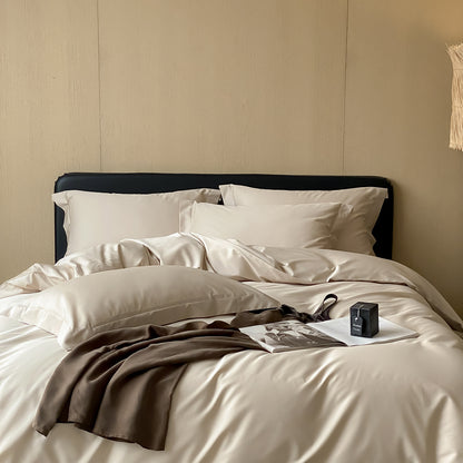 Premium Satin-Bettwäsche-Set mit seidig-glattem Finish und pflegeleichtem Material