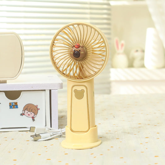 Damen tragbarer handlicher Mini-Ventilator mit süßem Tierdesign Brehn