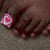 Künstlerische Pediküre Nail Art Brehn