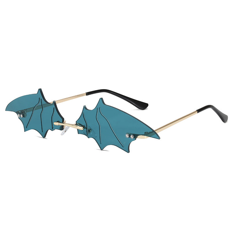 Damen Design-Sonnenbrille im außergewöhnlichen Fledermaus-Stil Brehn