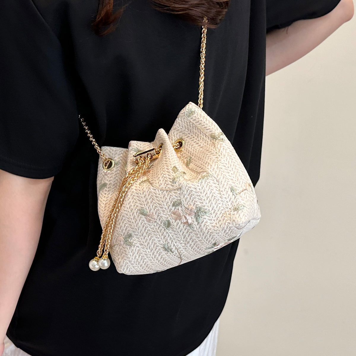 Dekorative Kordelzug-Handtasche