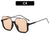 Elegante Übergroße Quadratische Sonnenbrille