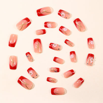 Dekorative florale Nagelkunstverlängerungen Brehn 1789713556