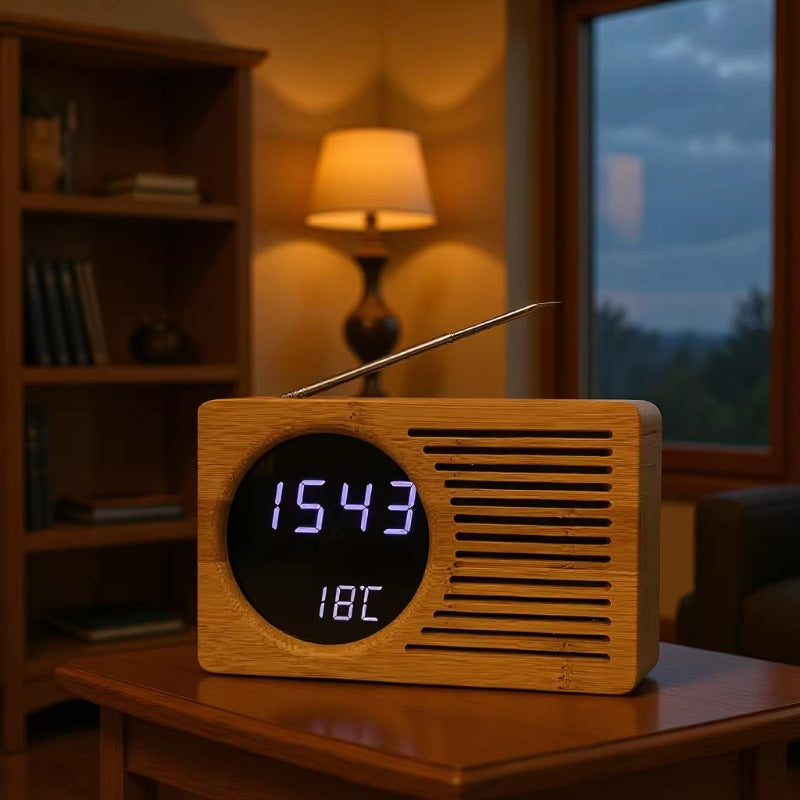 Digitaler Radiowecker mit Temperaturanzeige Brehn