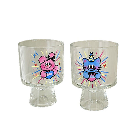 Lustige und Kreative Trinkglas mit Einzigartigem Tiermotiv Brehn