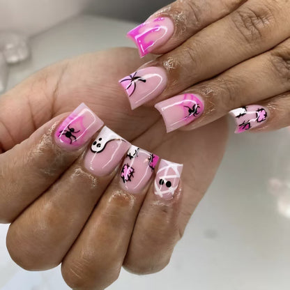 Künstlerisches Charakterdesign Nail Art Set