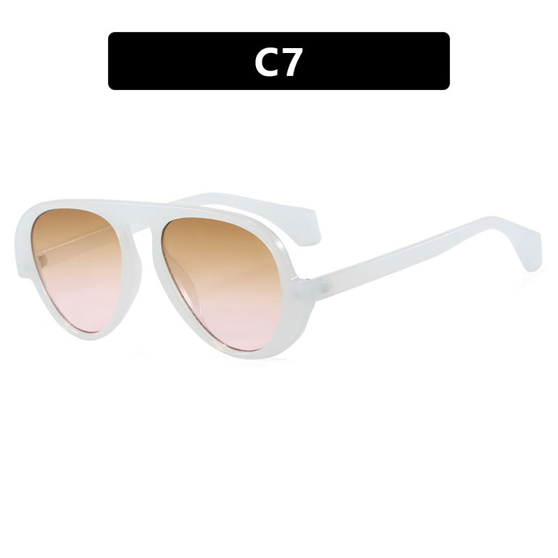 Damen Sonnenbrille mit einzigartigem Retro-Rahmen und UV-Schutz Brehn