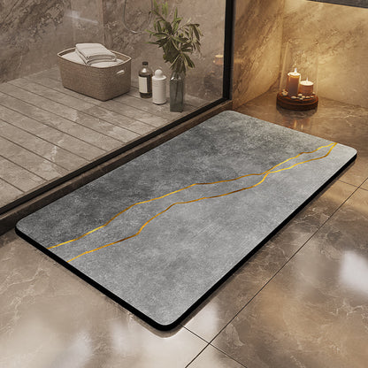 Moderne geometrische Badmatte