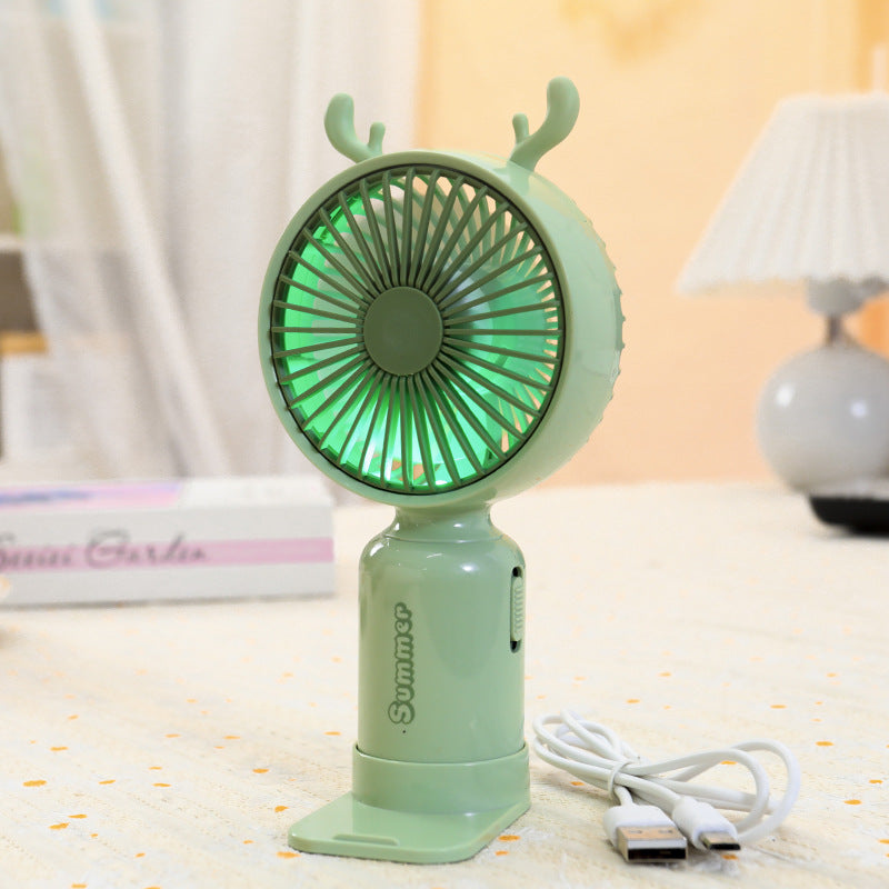Damen Tragbarer Ventilator mit süßen Ohren Brehn