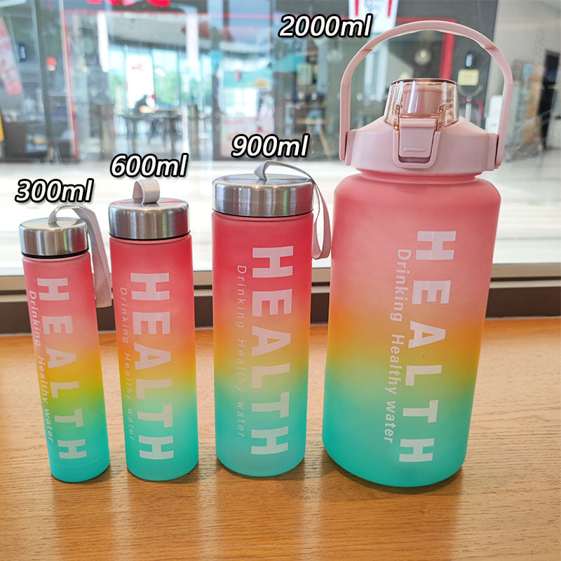 Damen isolierte Sporttrinkflasche mit ergonomischem Griff und auslaufsicherem Deckel Brehn