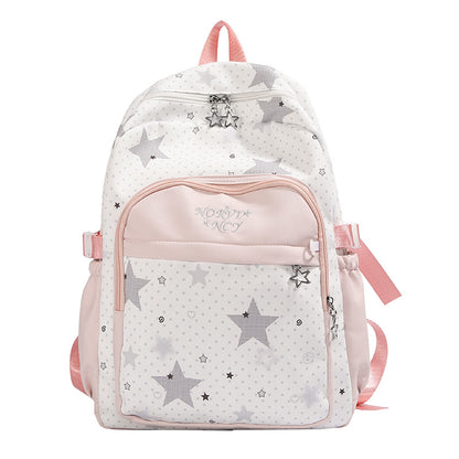 Stylische Sternmuster-Rucksack Brehn
