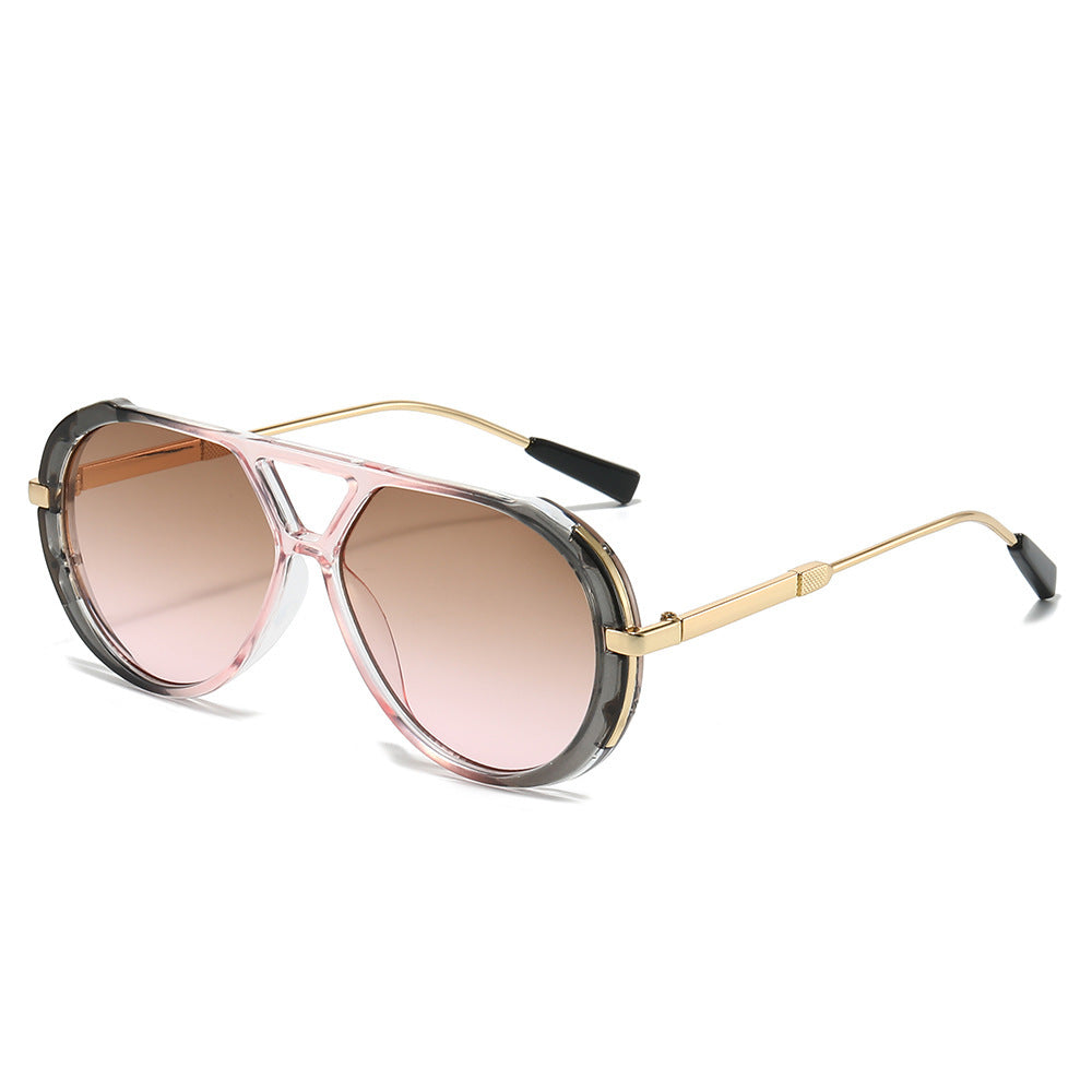Luxuriöse Retro Übergroße Sonnenbrille Brehn