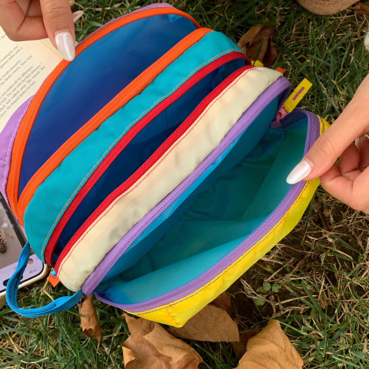 Multi-Reißverschluss Kosmetiktasche Brehn