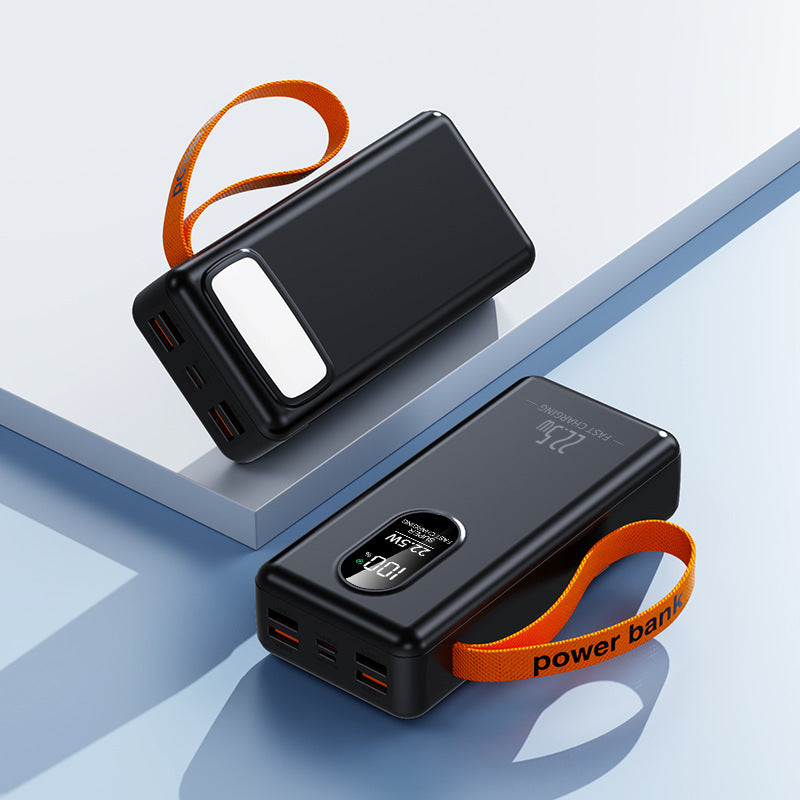 Powerbank mit Led-Display und Schnellem Ladeanschluss Brehn