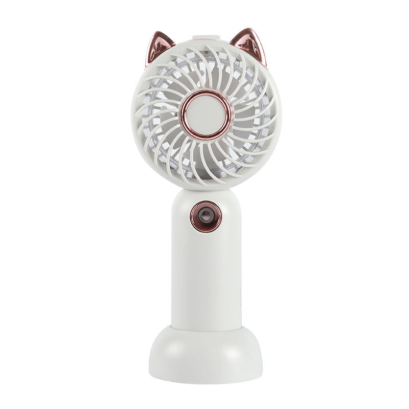 Damen Mini USB Handventilator mit Katzenohren Brehn