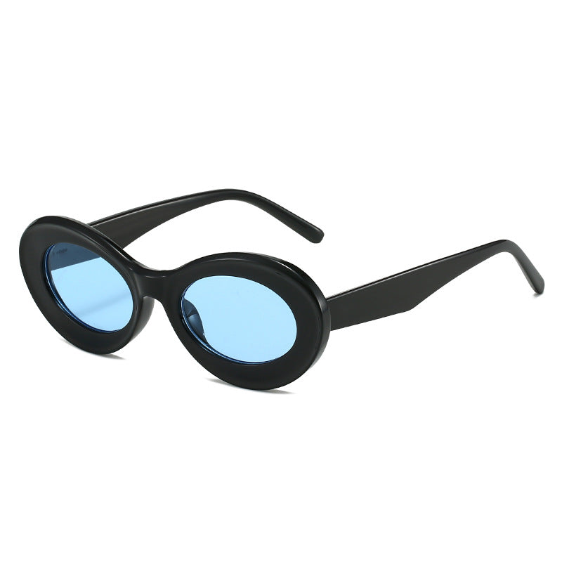Damen modische Sonnenbrille im ovalen Design Brehn