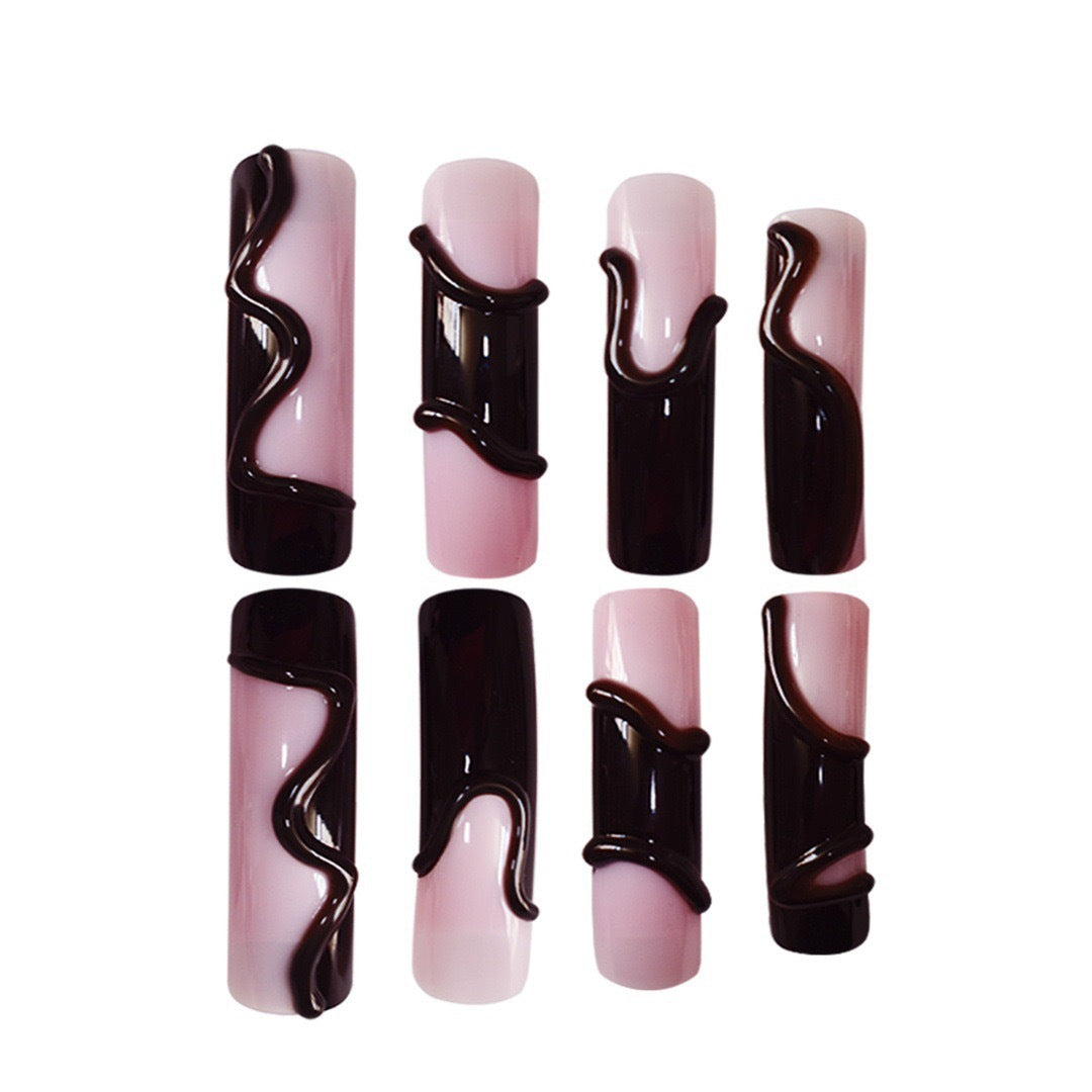 Künstlerische Acryl-Nagelverlängerungen Brehn