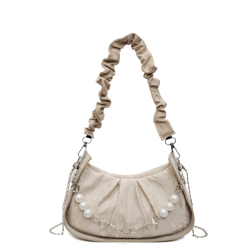 Elegante Perlen-verzierte Clutch