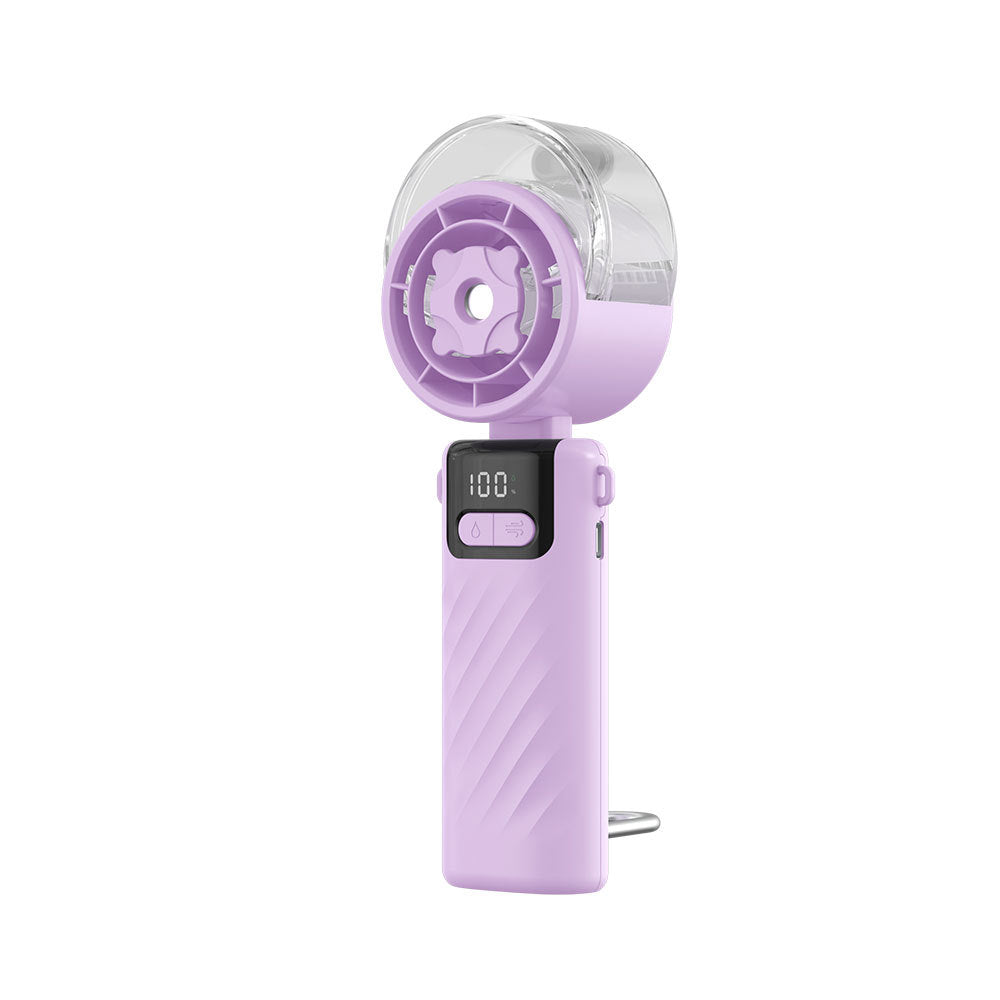 Unisex Rechargeable Adjustable Airflow Handheld Mist Fan Brehn