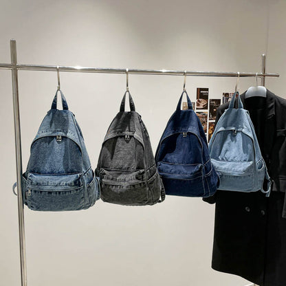 Trendiger Freizeit-Denim-Rucksack Brehn