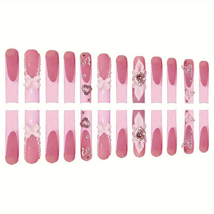 Dekorativer Press-On Nagelset Brehn