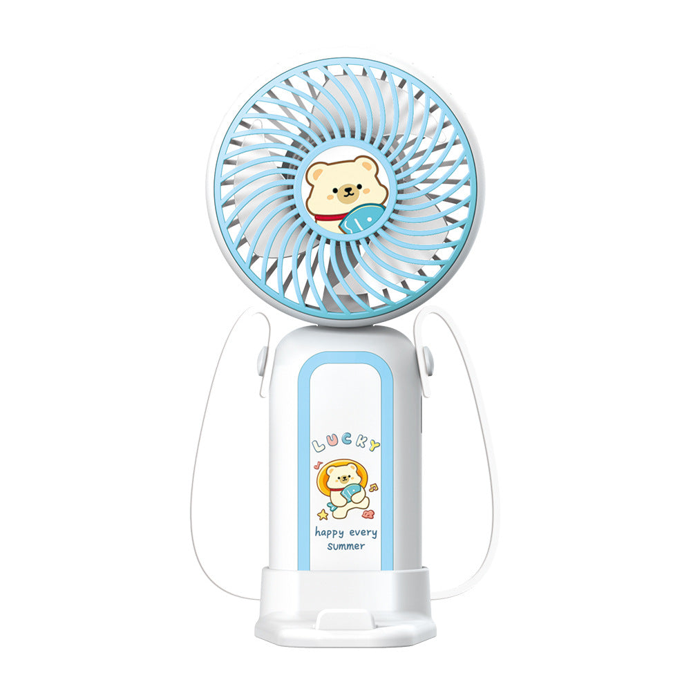 Damen Tragbarer Handventilator mit lustigem Affenmotiv Brehn
