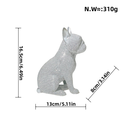 Dekorative Hundefigur im modernen Design Brehn