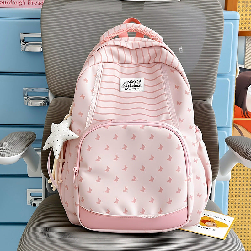 Süßer Schmetterlingsmuster-Rucksack