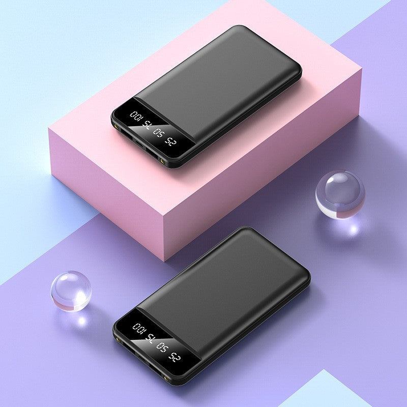 Vielseitige Powerbank mit Schnellem Ladeanschluss und Digitaler Anzeige Brehn