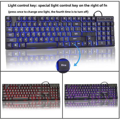 Rgb Beleuchtete Gaming-Tastatur Brehn