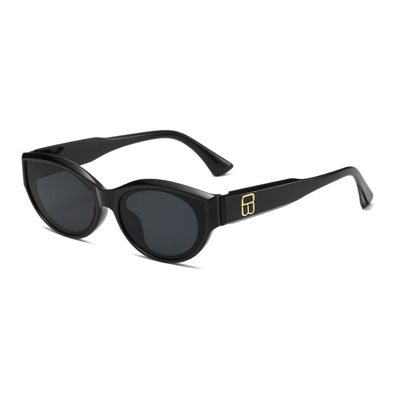 Damen trendige Cat-Eye Sonnenbrille mit luxuriösem Design Brehn