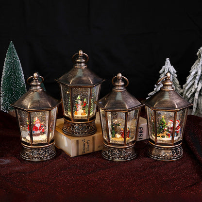 Dekorative Laterne mit Weihnachtsmotiven Brehn