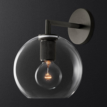 Moderne Glas Sphere Wandlampe