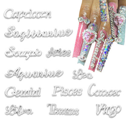 Zodiac Nagelkunst Charms