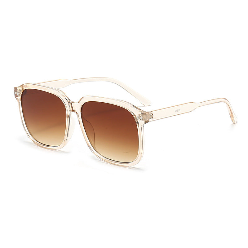 Damen Quadratische Sonnenbrille mit robustem Rahmen und UV-Schutz Brehn
