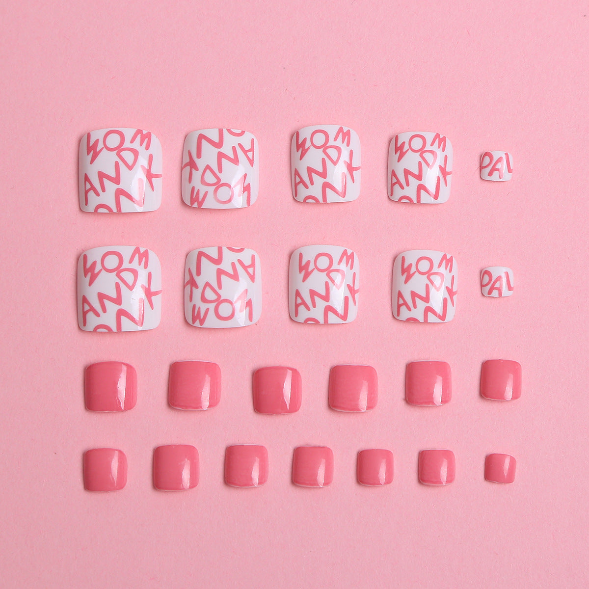Floral Design Press-On Nagelset Brehn